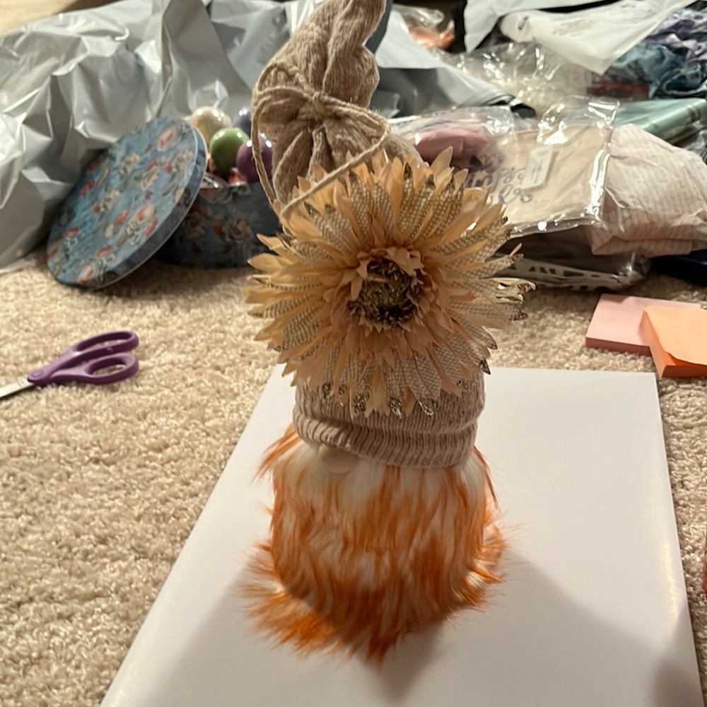 Mason jar gnome